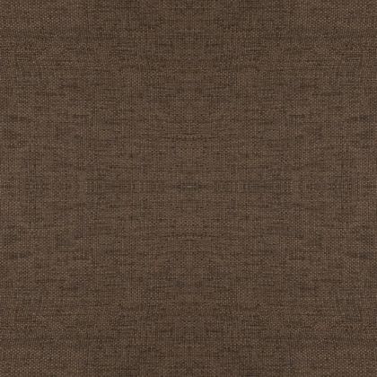 Табуретка с дървени крака, кафява, текстил