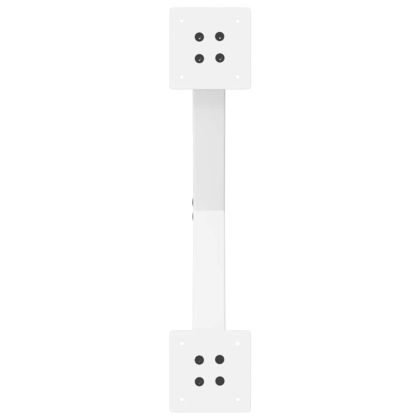 Крака за трапезна маса, X-образни, 2 бр., бели, 50 x (72-73) см, стомана