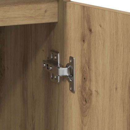 Бюфет с чекмеджета, дъб артизан, 71x35x84 см, инженерно дърво