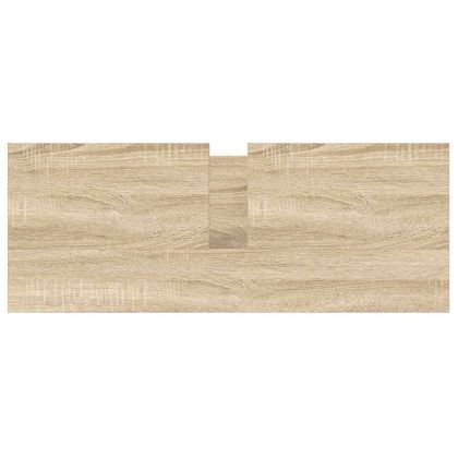 Шкаф за баня с чекмеджета Дъб Сонома 90x34,5x60 cm