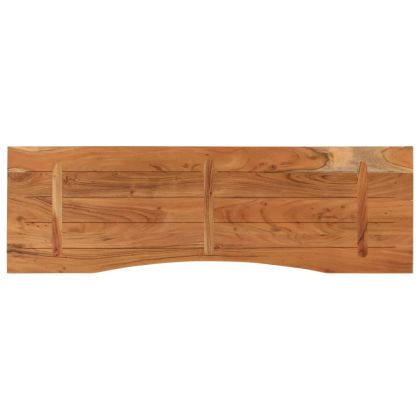 Плот за бюро, 160x50x2,5 см, правоъгълен, масивно дърво акация