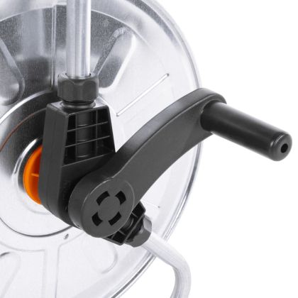 Макара за маркуч стенен монтаж за 50 м 1/2" стомана