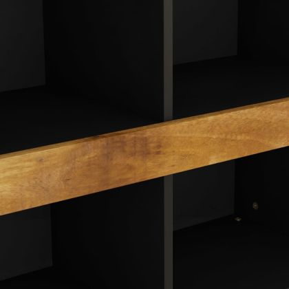 Страничен шкаф 85x33x75 см манго масивно дърво