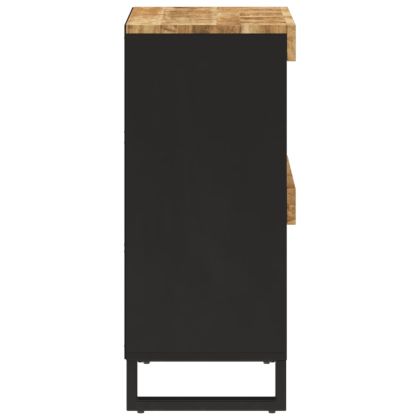 Страничен шкаф 60x33x75 см манго масивно дърво
