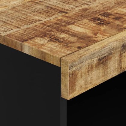 Страничен шкаф 60x33x75 см манго масивно дърво