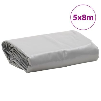 Брезент сив 5x8 м 650 г/м²