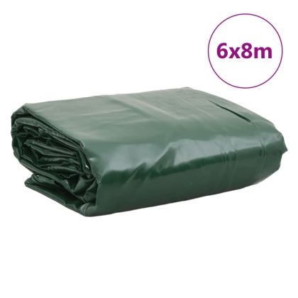Брезент зелен 6x8 м 650 г/м²