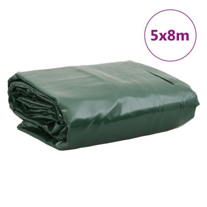 Брезент зелен 5x8 м 650 г/м²