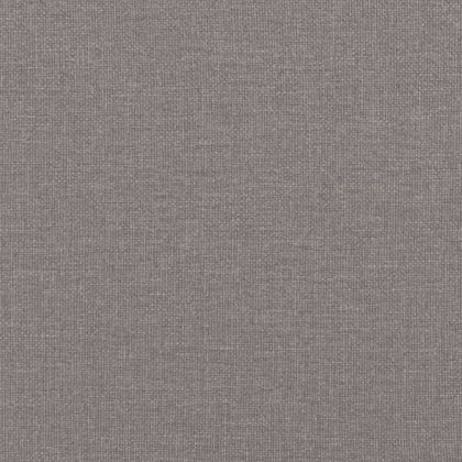 Канапе с изтеглящо легло и чекмеджета таупе 90x200 см плат