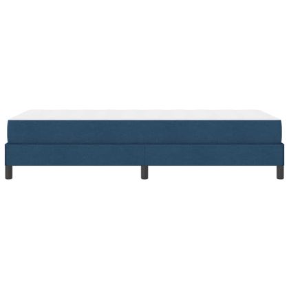 Легло с пружинирана основа Синьо 100 x 200 cm текстил