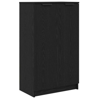 Шкаф за обувки Черния дъб 59 x 35 x 100 см Инженерно дърво