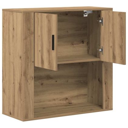 Стенен шкаф с рафт дъб артизан 80 x 33 x 80 см Инженерно дърво