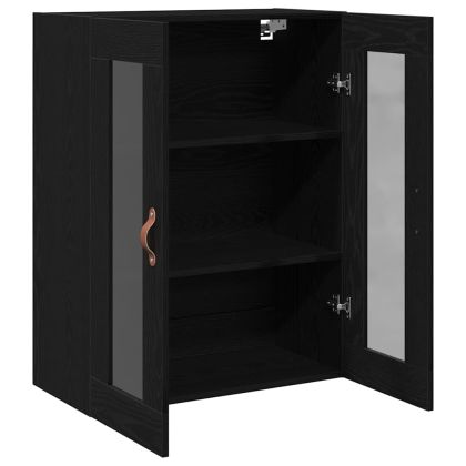 Стенен шкаф Черния дъб 69,5 x 34 x 90 см Инженерно дърво