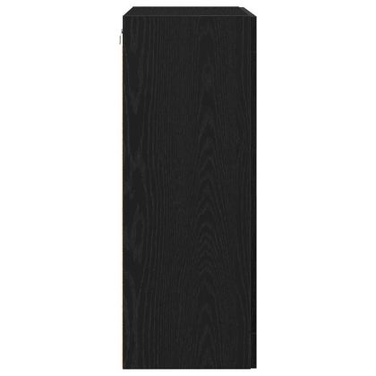 Стенен шкаф Черния дъб 69,5 x 34 x 90 см Инженерно дърво