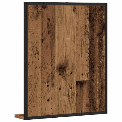 Огледало Старо дърво 50 x 12 x 60 см Стъкло и инжектирано дърво