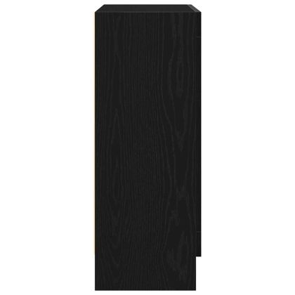 Шкаф за книги Черния дъб 82,5 x 30,5 x 80 см Инженерно дърво