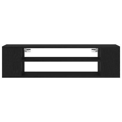 ТВ шкаф Черния дъб 100 x 30 x 26,5 см Инженерно дърво