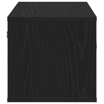 Стенен рафт с рафт Черния дъб 102 x 30 x 29 см Инженерно дърво