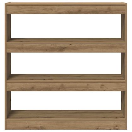 Шкаф за книги 3 нива 100 x 30 x 103 см Инженерна дървесина