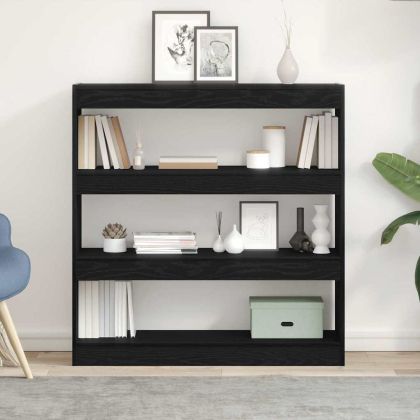 Шкаф за книги Черния дъб 100 x 30 x 103 см Инженерно дърво