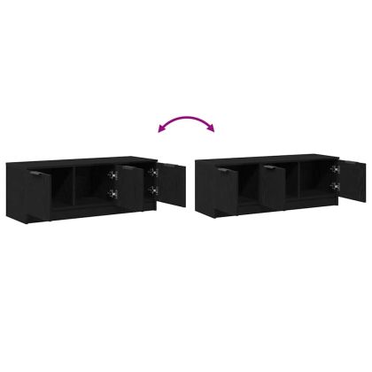 ТВ шкаф Черния дъб 102 x 35 x 36,5 см Инженерно дърво