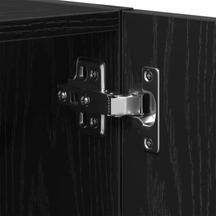 Стенен шкаф Черния дъб 60 x 30 x 70 см Инженерно дърво