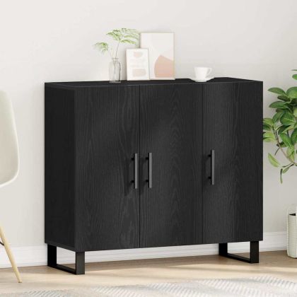 Служебен шкаф Черния дъб 90 x 34 x 80 см Инженерно дърво
