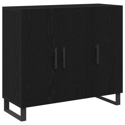 Служебен шкаф Черния дъб 90 x 34 x 80 см Инженерно дърво