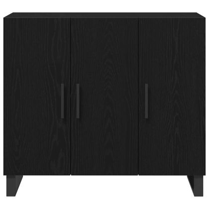 Служебен шкаф Черния дъб 90 x 34 x 80 см Инженерно дърво