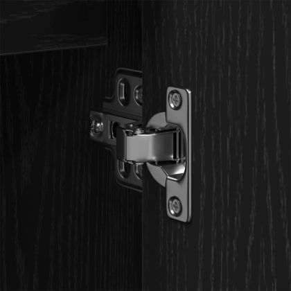 Шкаф за мивка в баня Черния дъб 80 x 30 x 60 cm Инженерно дърво