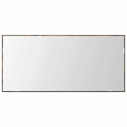 Огледало Кафяво 80 x 37 см Стъкло и инжектирано дърво