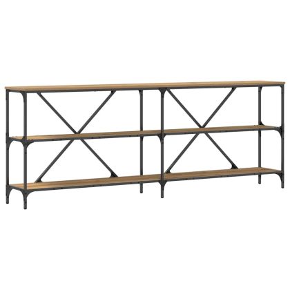 Конзолна маса Дъб Артизан 200 x 30 x 75 см Инженерно дърво