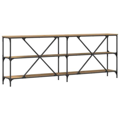 Конзолна маса Дъб Артизан 200 x 30 x 75 см Инженерно дърво