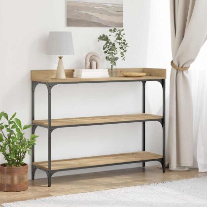 Конзолна маса дъб артизан 100 x 30 x 80 см