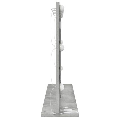 Огледало за грим Правоъгълна Циментено сиво 80 x 55 x 18 см