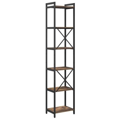 Рафт за книги Димян дъб 40 x 30 x 189,5 см Инженерно дърво