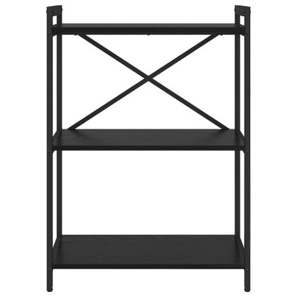 Рафт за книги Черния дъб 60 x 30 x 85 cm Инженерно дърво
