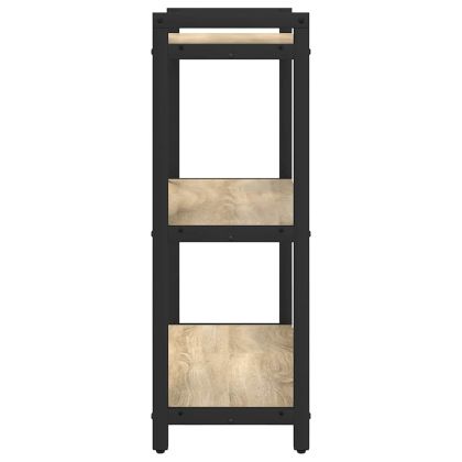 Рафт за книги 60 x 30 x 85 cm Инженерна дървесина Сонома дъб
