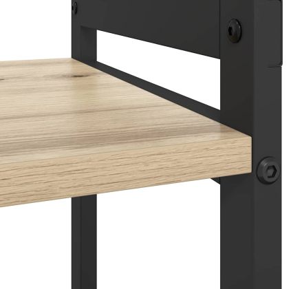 Рафт за книги 60 x 30 x 85 cm Инженерна дървесина Сонома дъб