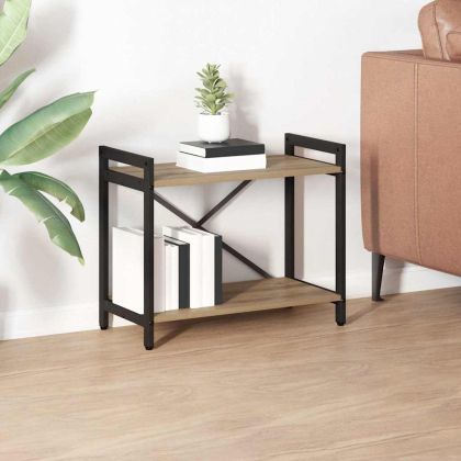 Рафт за книги 60 x 30 x 50 см Инженерна дървесина Дъб