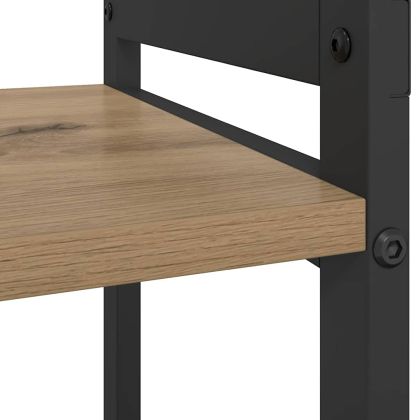 Рафт за книги 60 x 30 x 50 см Инженерна дървесина Дъб