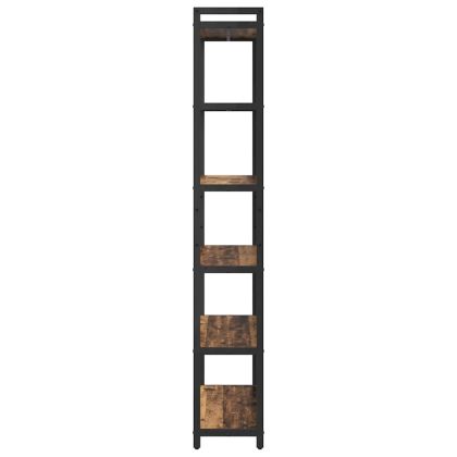 Рафт за книги 80 x 30 x 189,5 см Инженерна дървесина