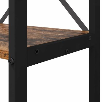 Рафт за книги 80 x 30 x 189,5 см Инженерна дървесина