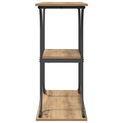 Конзолна маса с рафт Дъб 101 x 35 x 80,5 см Инженерно дърво