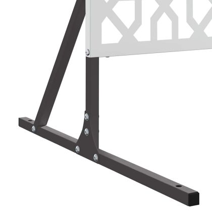 Екран за уединение 100 x 50 x 180 см Поцинкована стомана