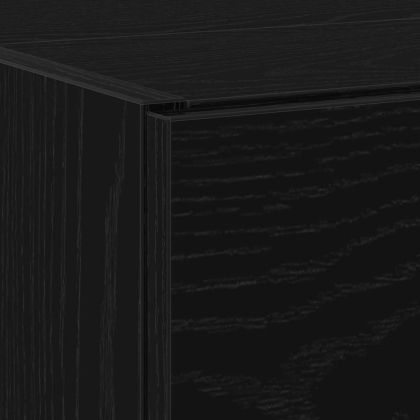 Шкаф за баня с рафт Черния дъб 59 x 37 x 59 cm Инженерно дърво