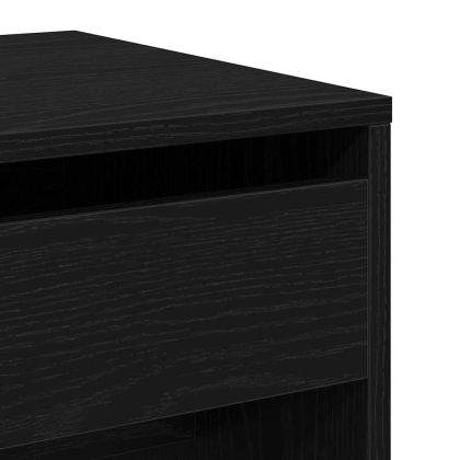 Тоалетка с чекмедже Черен дъб 60 x 40 x 75 cm Инженерно дърво