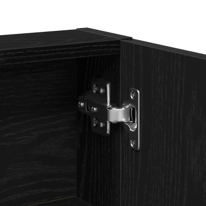 Тоалетка с чекмедже Черния дъб 80 x 35 x 132 см Инженерно дърво