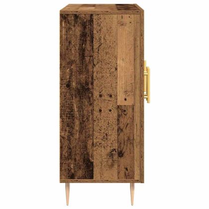 Служебен шкаф Старо дърво 90 x 34 x 80 см Инженерно дърво