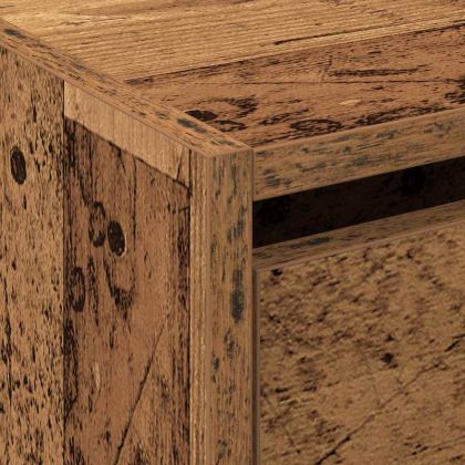 Шкаф за обувки Старо дърво 60 x 21 x 57 cm Инженерно дърво